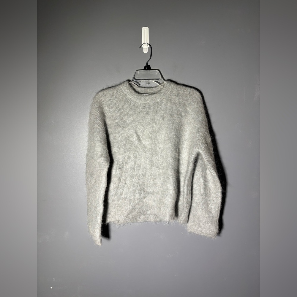 & Other Stories Fluffy Mohair Blend Crew Sweater Size XS